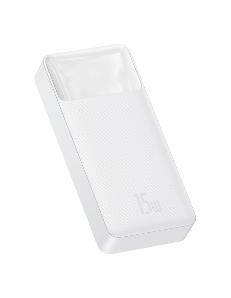 Bipow greito įkrovimo maitinimo blokas 20000mAh 15W USB microUSB 25cm baltas Bipow greito įkrovimo maitinimo blokas 20000mAh 15W USB microUSB 25cm baltas