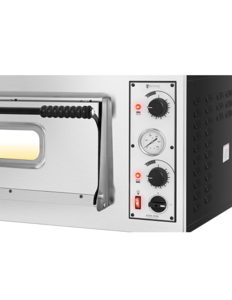 Profesionali vienos kameros elektrinė picų orkaitė 6 picos sk. 32cm 400V 7200W ITALIJA Profesionali vienos kameros elektrinė picų orkaitė 6 picos sk. 32cm 400V 7200W ITALIJA