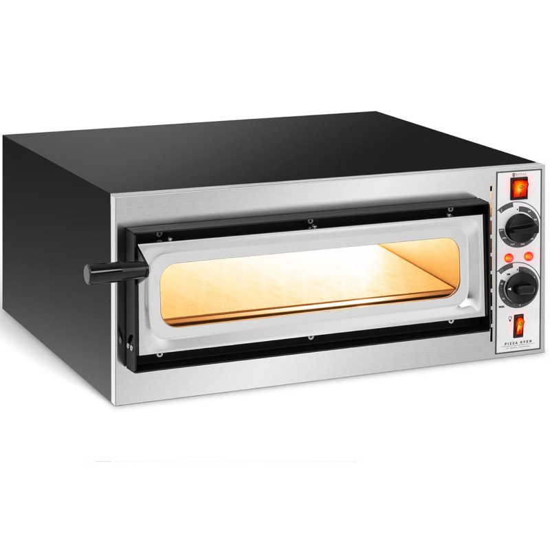 Vienkamerė picos orkaitė su stiklu 1 picos sk. 32cm 230V 1600W ITALIJA