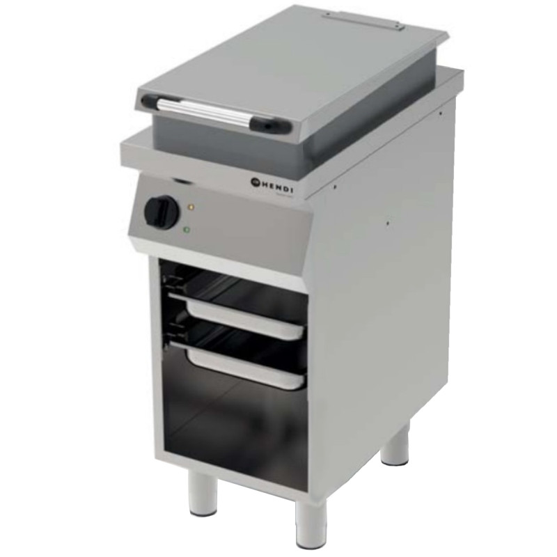 Laisvai pastatoma elektrinė keptuvė Profi Line 400 x 700 mm 3,3 kW 400 V - Hendi 201008