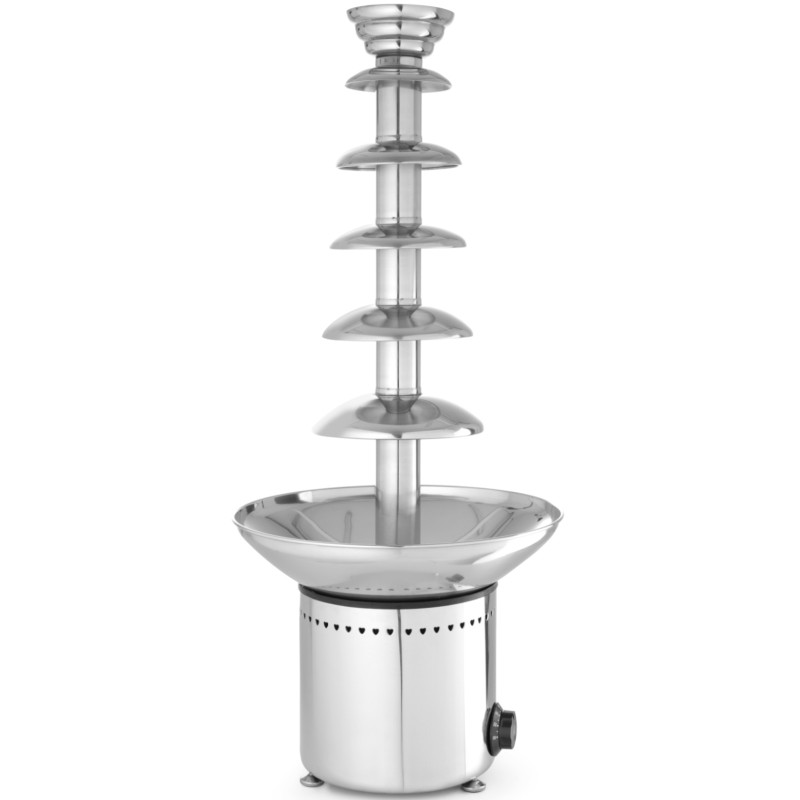 Fondue šokoladinis fontanas 6 lygių plienas 300 W - Hendi 274163