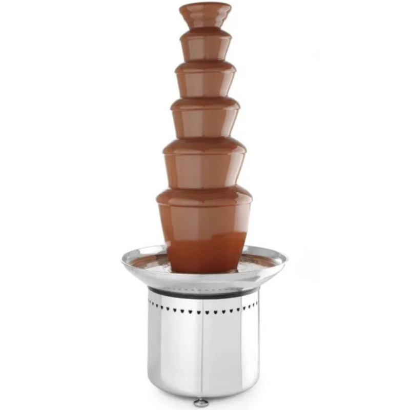 Fondue šokoladinis fontanas 6 lygių plienas 300 W - Hendi 274163