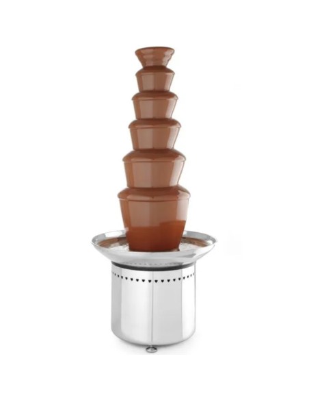 Fondue šokoladinis fontanas 6 lygių plienas 300 W - Hendi 274163 Fondue šokoladinis fontanas 6 lygių plienas 300 W - Hendi 274163