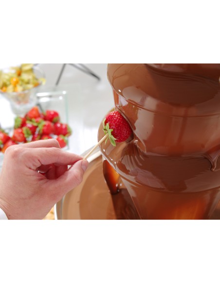 Fondue šokoladinis fontanas 6 lygių plienas 300 W - Hendi 274163 Fondue šokoladinis fontanas 6 lygių plienas 300 W - Hendi 274163