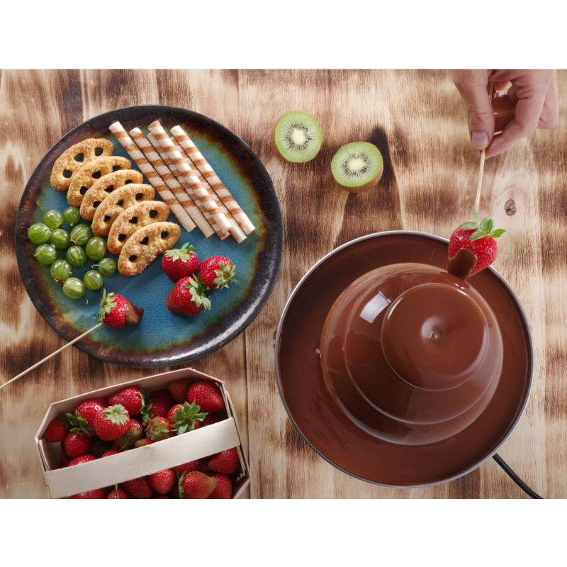Fondue šokoladinis fontanas 6 lygių plienas 300 W - Hendi 274163
