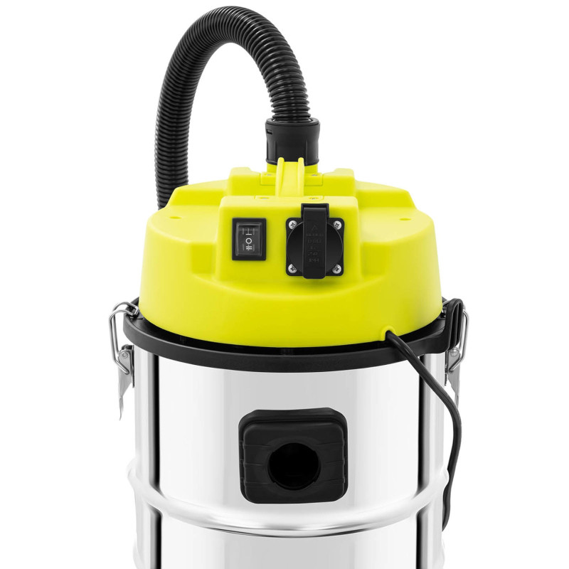 Pramoninis statybinis dulkių siurblys šlapiam ir sausam darbui VDE 1,4 kW 30 l