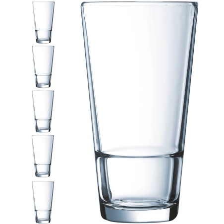 Aukštas stiklas Arcoroc STACK UP 470 ml 6 vnt. rinkinys - Hendi H5641 Aukštas stiklas Arcoroc STACK UP 470 ml 6 vnt. rinkinys - Hendi H5641