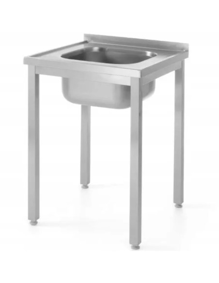 Plieninis stalas su kriaukle 60x70x85 cm - Hendi 812877 Plieninis stalas su kriaukle 60x70x85 cm - Hendi 812877