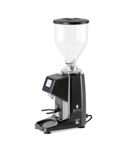 Kavos malūnėlis elektrinis aliuminis su jutikliniu skydeliu 500/1000 ml 200 W juodas