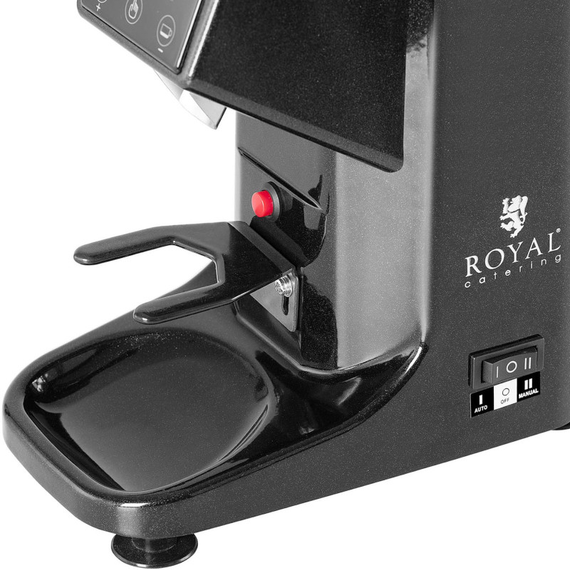 Kavos malūnėlis elektrinis aliuminis su jutikliniu skydeliu 500/1000 ml 200 W juodas