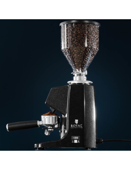 Kavos malūnėlis elektrinis aliuminis su jutikliniu skydeliu 500/1000 ml 200 W juodas