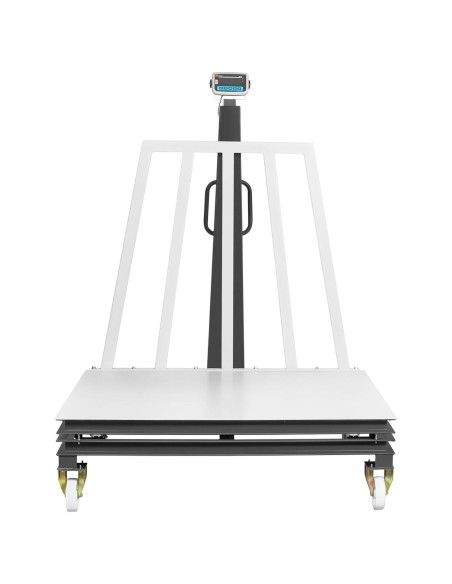 Kalibruotos mobiliojo sandėlio platformos svarstyklės 2000/1 kg 150x150 cm LCD Kalibruotos mobiliojo sandėlio platformos svarstyklės 2000/1 kg 150x150 cm LCD