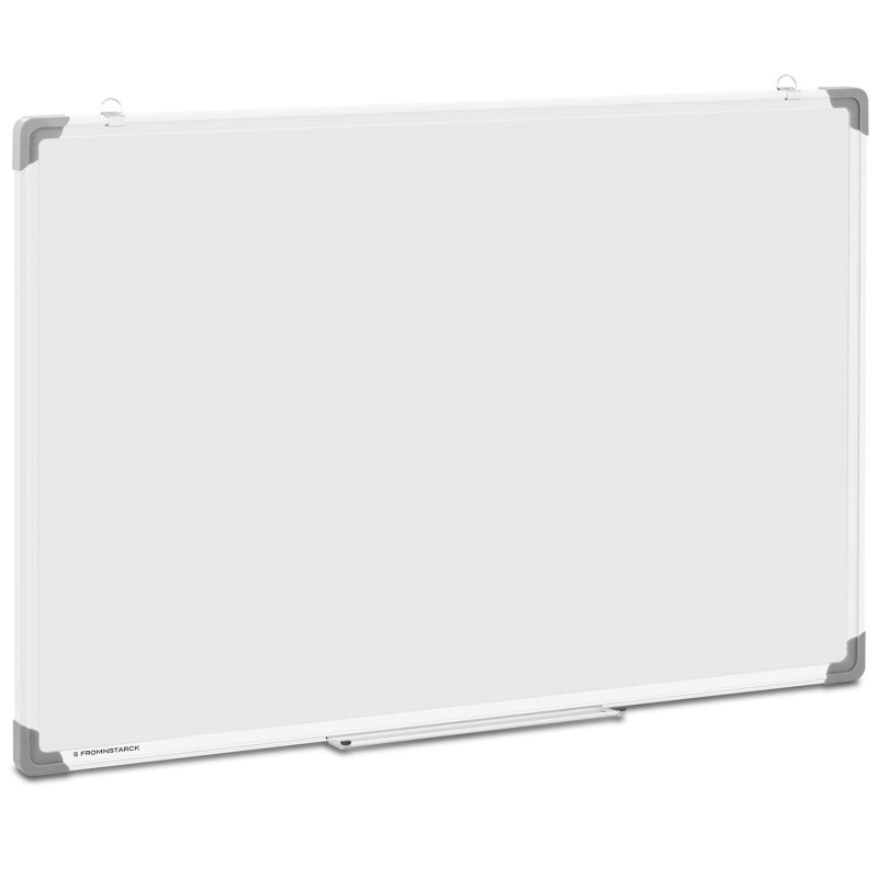 Balta sausa šluoste nuvaloma magnetinė lenta 60x90 cm