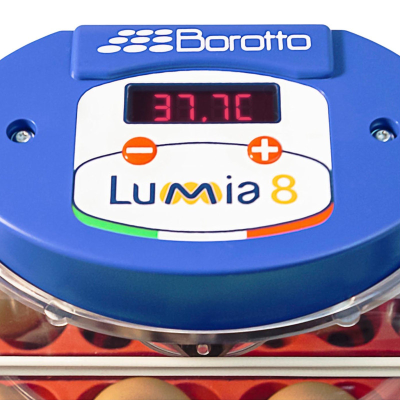 Automatinis inkubatorius 8 kiaušiniams su profesionalia drėkinimo sistema 50 W