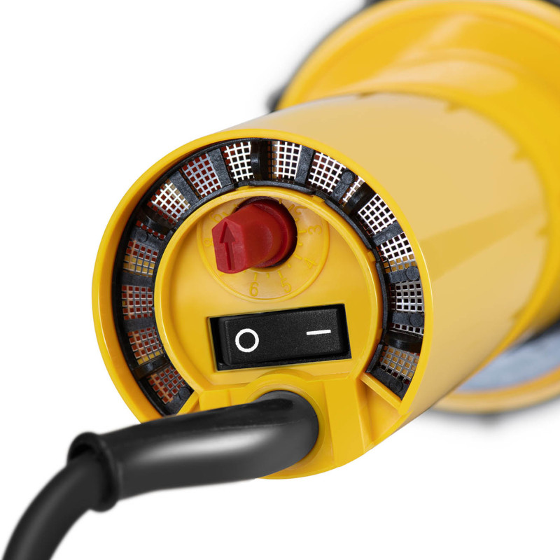 Šilumos pistoletas elektrinis karšto oro pūstuvas 20 - 620 C 3400 W