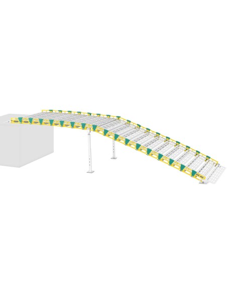 Nešiojama sulankstoma rampa iki 500 kg 3000 x 914 mm
