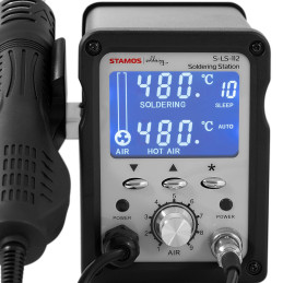 Karšto oro litavimo stotis SMD LCD 200-480C 102W 750W