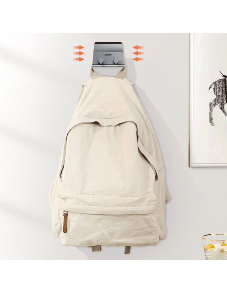 Sieninis laikiklis išmaniajam telefonui ir planšetiniam kompiuteriui, metalinė juoda lipni pakaba Sieninis laikiklis išmaniajam telefonui ir planšetiniam kompiuteriui, metalinė juoda lipni pakaba