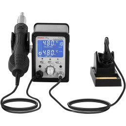 Karšto oro litavimo stotis SMD LCD 200-480C 102W 750W