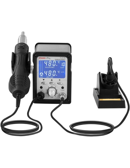 Karšto oro litavimo stotis SMD LCD 200-480C 102W 750W Karšto oro litavimo stotis SMD LCD 200-480C 102W 750W