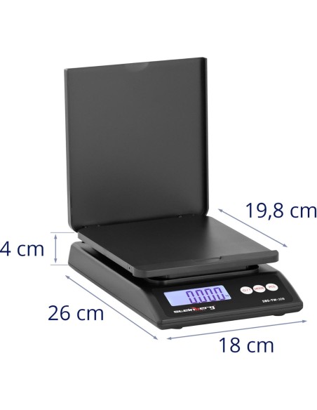 Pašto svarstyklės laiškų siuntiniams LCD 30 kg / 1 g Pašto svarstyklės laiškų siuntiniams LCD 30 kg / 1 g