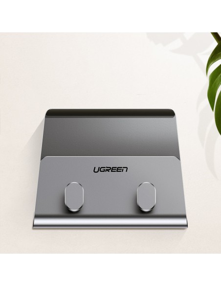 Sieninis laikiklis išmaniajam telefonui ir planšetiniam kompiuteriui, metalinė juoda lipni pakaba Sieninis laikiklis išmaniajam telefonui ir planšetiniam kompiuteriui, metalinė juoda lipni pakaba