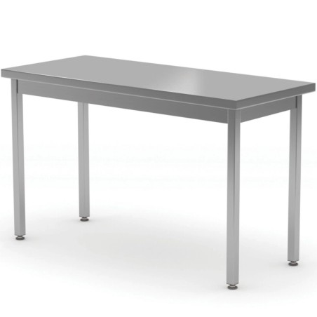 Centrinis plieninis stalviršio stalas Kitchen Line 800 x 600 x 850 mm - Hendi 816196