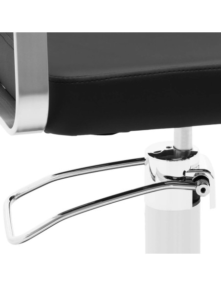 TRURO kosmetinė kirpėjo kėdė, aukštis 46-61 cm - juoda TRURO kosmetinė kirpėjo kėdė, aukštis 46-61 cm - juoda