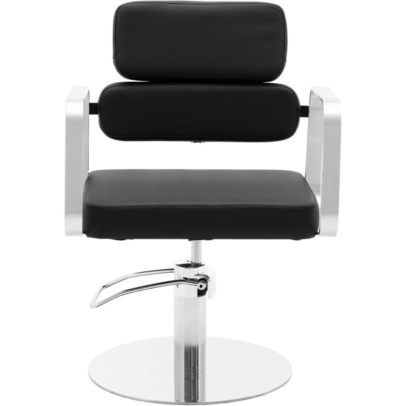 TRURO kosmetinė kirpėjo kėdė, aukštis 46-61 cm - juoda
