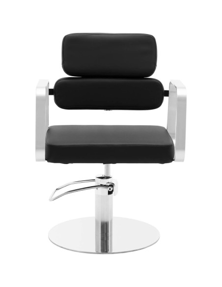 TRURO kosmetinė kirpėjo kėdė, aukštis 46-61 cm - juoda TRURO kosmetinė kirpėjo kėdė, aukštis 46-61 cm - juoda