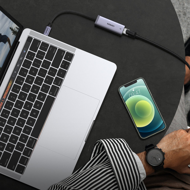 Išorinis tinklo adapteris USB Type C - RJ45 1Gbps