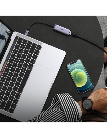 Išorinis tinklo adapteris USB Type C - RJ45 1Gbps Išorinis tinklo adapteris USB Type C - RJ45 1Gbps