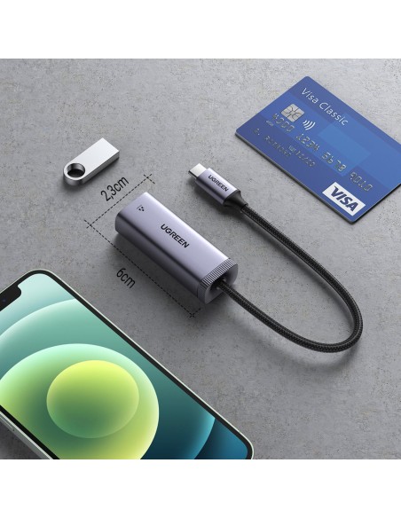 Išorinis tinklo adapteris USB Type C - RJ45 1Gbps Išorinis tinklo adapteris USB Type C - RJ45 1Gbps