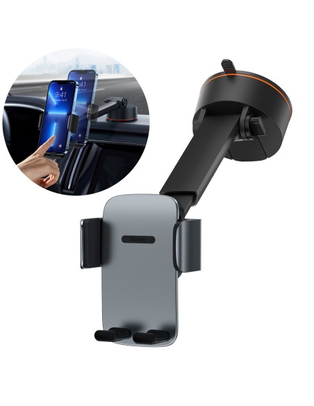 Easy Control Pro kabinos telefono laikiklis pilkas Easy Control Pro kabinos telefono laikiklis pilkas