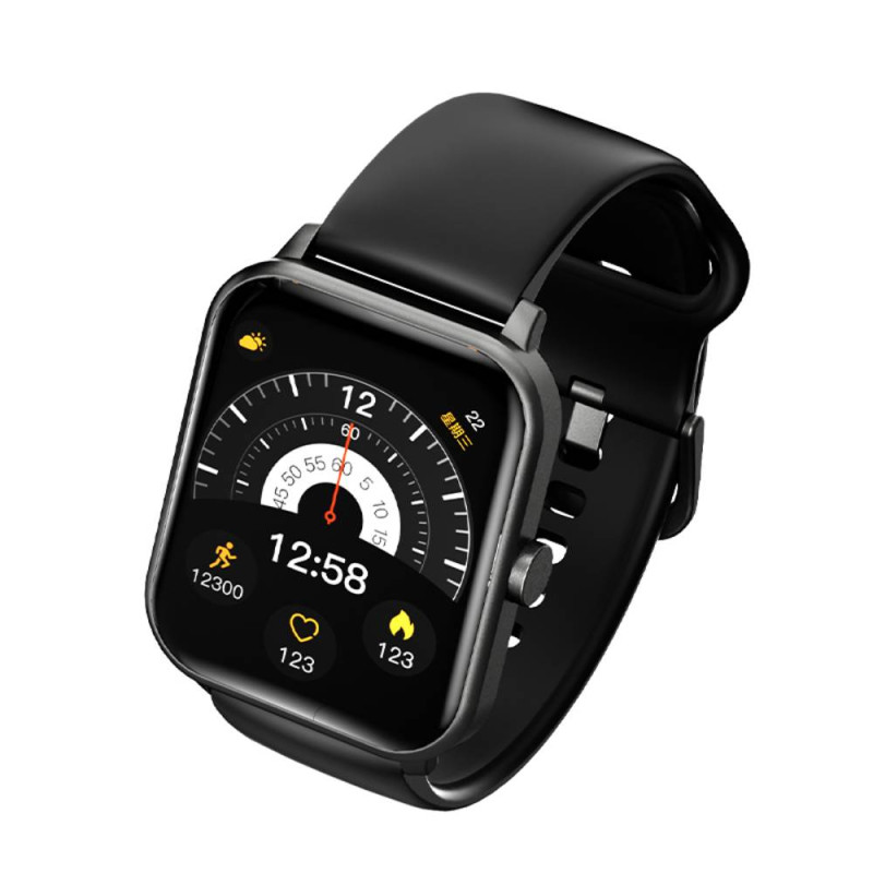Išmanusis laikrodis Xiaomi QCY GTS S2 stilingas juodas