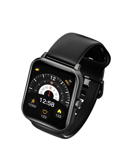 Išmanusis laikrodis Xiaomi QCY GTS S2 stilingas juodas Išmanusis laikrodis Xiaomi QCY GTS S2 stilingas juodas