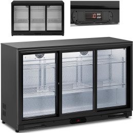 Stiklinis šaldytuvas gėrimams 318 l 220 W