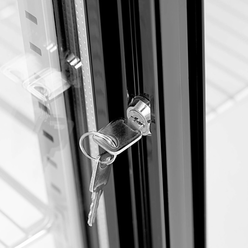 Stiklinis šaldytuvas gėrimams 318 l 220 W