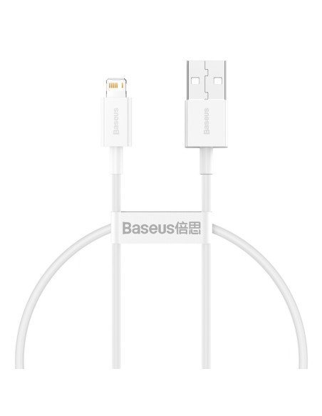 Superior kabelis USB kabelis iPhone Lightning 2.4A 25cm Baltas Superior kabelis USB kabelis iPhone Lightning 2.4A 25cm Baltas