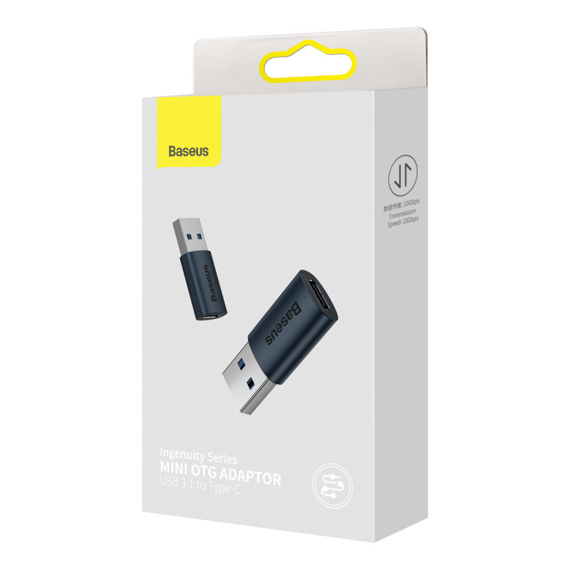 Adapteris USB 3.1 OTG į USB-C mėlyną