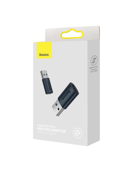 Adapteris USB 3.1 OTG į USB-C mėlyną Adapteris USB 3.1 OTG į USB-C mėlyną