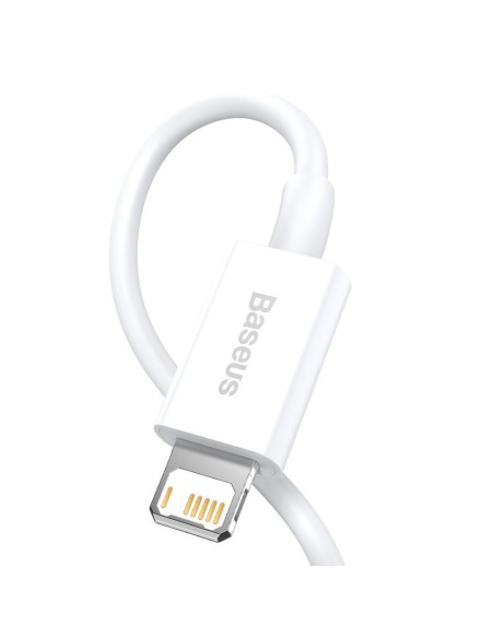 Superior kabelis USB kabelis iPhone Lightning 2.4A 25cm Baltas Superior kabelis USB kabelis iPhone Lightning 2.4A 25cm Baltas