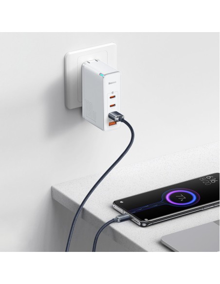 USB-C laidas greitam įkrovimui ir duomenų perdavimui 100W 2m juodas USB-C laidas greitam įkrovimui ir duomenų perdavimui 100W 2m juodas