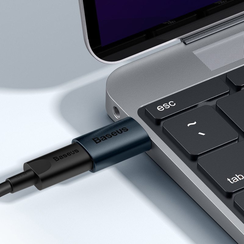 Adapteris USB 3.1 OTG į USB-C mėlyną