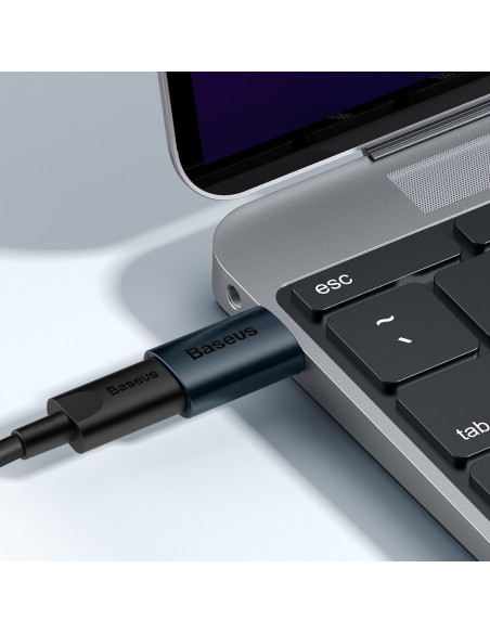 Adapteris USB 3.1 OTG į USB-C mėlyną Adapteris USB 3.1 OTG į USB-C mėlyną