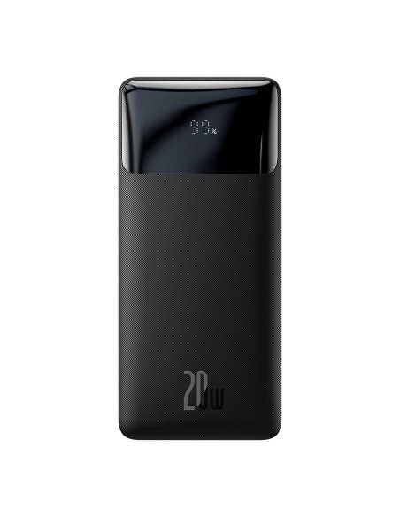 Bipow maitinimo blokas su greito įkrovimo 20000mAh USB-A microUSB laidu 0,25m juodas Bipow maitinimo blokas su greito įkrovimo 20000mAh USB-A microUSB laidu 0,25m juodas