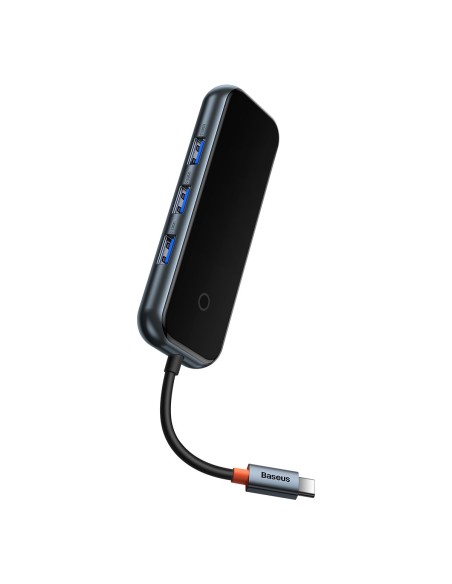 AcmeJoy HUB 4 prievadų USB-C USB-C 4xUSB 3.0 tamsiai pilka AcmeJoy HUB 4 prievadų USB-C USB-C 4xUSB 3.0 tamsiai pilka