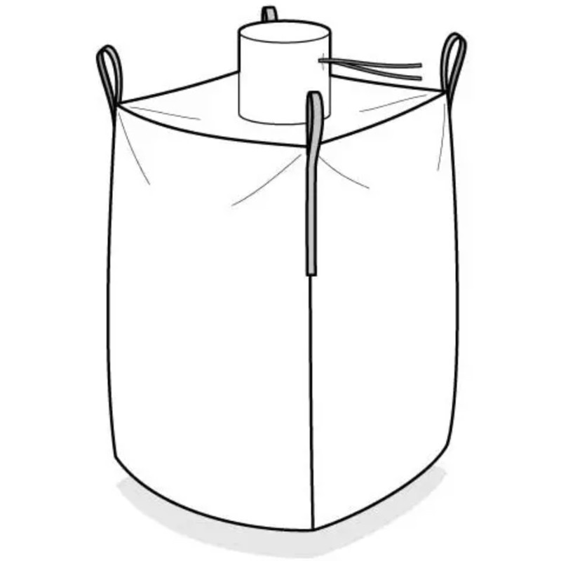 BIG BAG krepšys su rankovėmis patikrintas sertifikatas 90x90x130cm 1000kg BIG BAG krepšys su rankovėmis patikrintas sertifikatas 90x90x130cm 1000kg