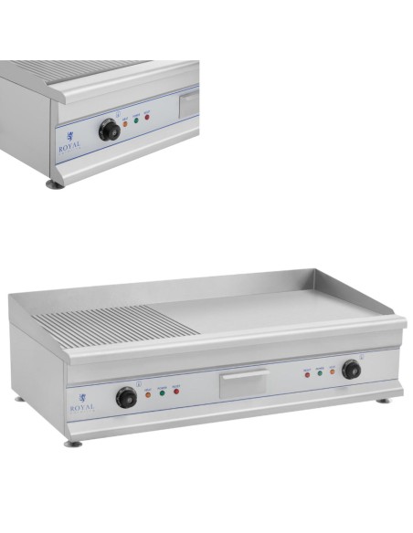 Elektrinis grilis 230V dvigubas didelis griovelis 100cm Elektrinis grilis 230V dvigubas didelis griovelis 100cm