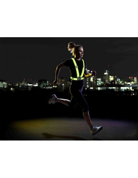 Šviesą atspindintys diržai, skirti dviračio motociklui, šviesą atspindinti liemenė, oranžinė